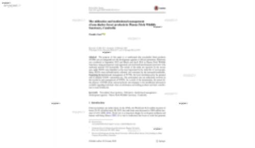 The utilization and institutional management of non‑timber forest products in Phnom Prich Wildlife Sanctuary, Cambodia